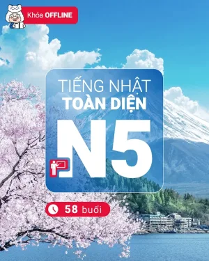 Khoá Học Tiếng Nhật N5 Toàn Diện
